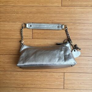 Vintage Y2K faux leather purse with heart charm